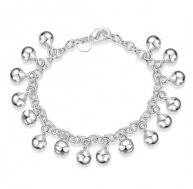 Chain Bracelet with Silver Globe