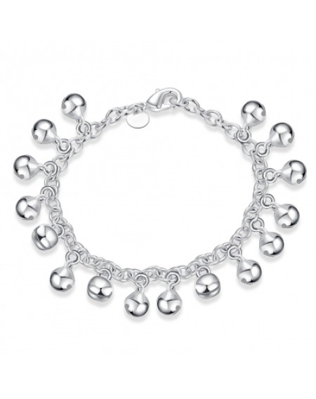 Chain Bracelet with Silver Globe