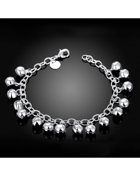 Chain Bracelet with Silver Globe