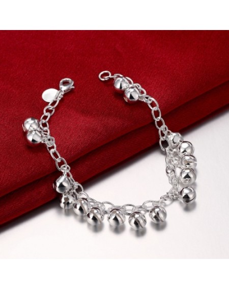 Chain Bracelet with Silver Globe