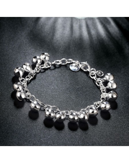 Chain Bracelet with Silver Globe