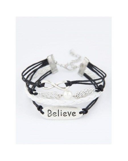 Wings Infinity Strand Bracelet