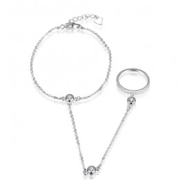 925 Pure Silver Personality Fashion Lady Bracelet