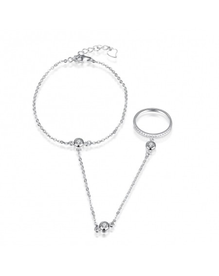 925 Pure Silver Personality Fashion Lady Bracelet