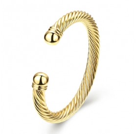 K Gold European and American Simple Popular Opening Lady Bracelet