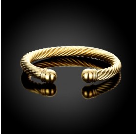 K Gold European and American Simple Popular Opening Lady Bracelet