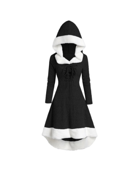 Hooded Long Sleeve Dress