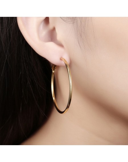 Environmental Protection Circular Clip Earrings