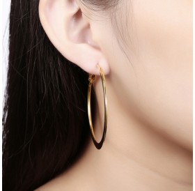 Fashion Jewelry Environmental Protection Round Earrings