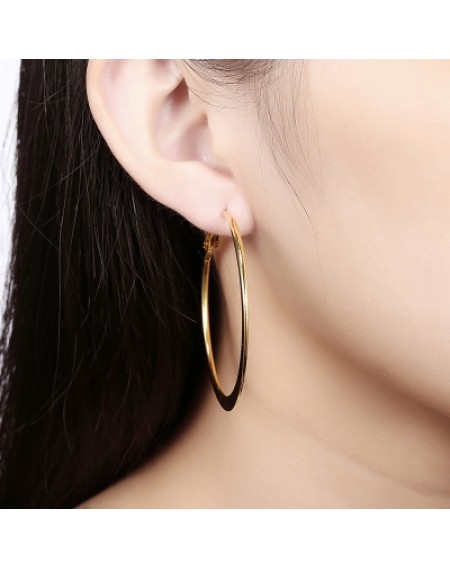 Fashion Jewelry Environmental Protection Round Earrings