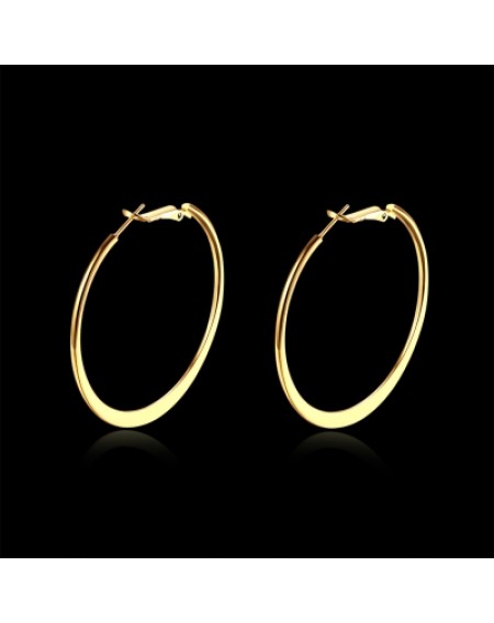 Fashion Jewelry Environmental Protection Round Earrings