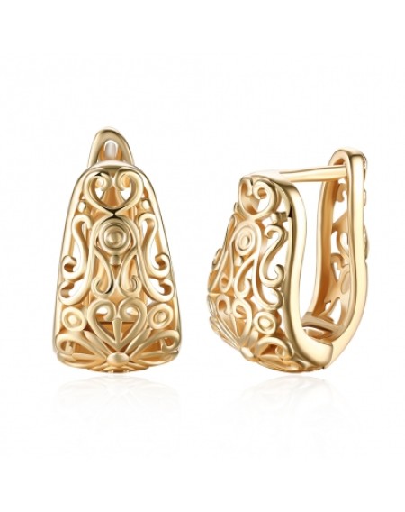 Embossed Romantic Style Earring Earclip