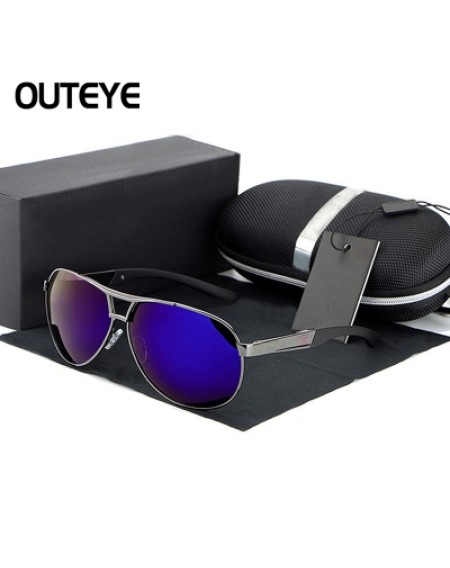 COOL Unisex Mens Womens Metal Frame Classic Sunglasses Vintage Retro Mirrored