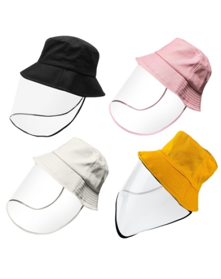 Transparent Protective Hat Anti-saliva Anti-fog Cap Isolation Removable Mask Cover Face