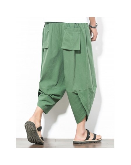 Curve Hem Nine Minutes of Jogger Pants with Pockets