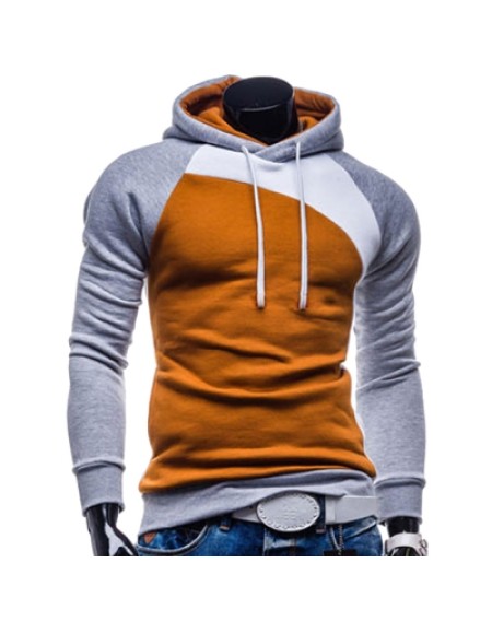 IZZUMI Paneled Raglan Sleeve Hoodie