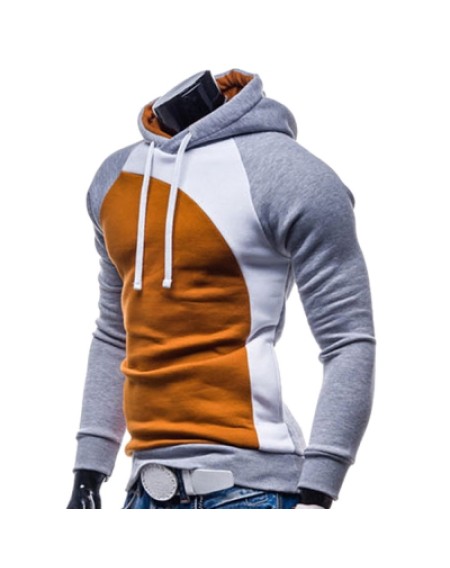 IZZUMI Paneled Raglan Sleeve Hoodie