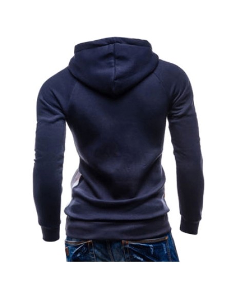 IZZUMI Paneled Raglan Sleeve Hoodie