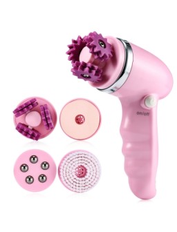 4 in 1 Electric Face Cleaning Brush Pore Cleaner Facial Exfoliator Skin Spa Beauty Care Massager