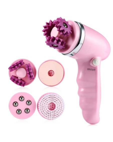 4 in 1 Electric Face Cleaning Brush Pore Cleaner Facial Exfoliator Skin Spa Beauty Care Massager