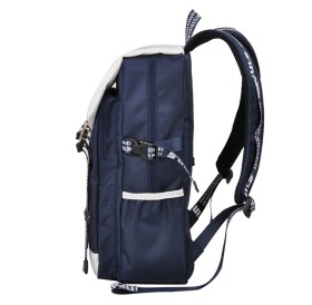 Sinpaid B6-2 Casual Style 15.6'' Laptops Backpack Waterproof Oxford Cloth Backpack Deep Blue