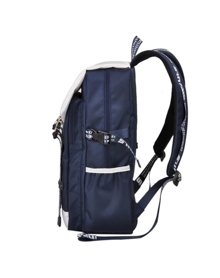 Sinpaid B6-2 Casual Style 15.6'' Laptops Backpack Waterproof Oxford Cloth Backpack Deep Blue