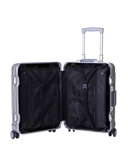 SWISSGEAR Aluminum Alloy Trolley Case 20 inch SA-8520 Silver 