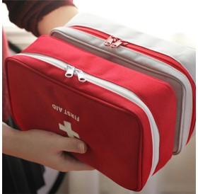 Portable Medicine Bag Multi-Layer First Aid Kit Outdoor Travel Rescue Bag