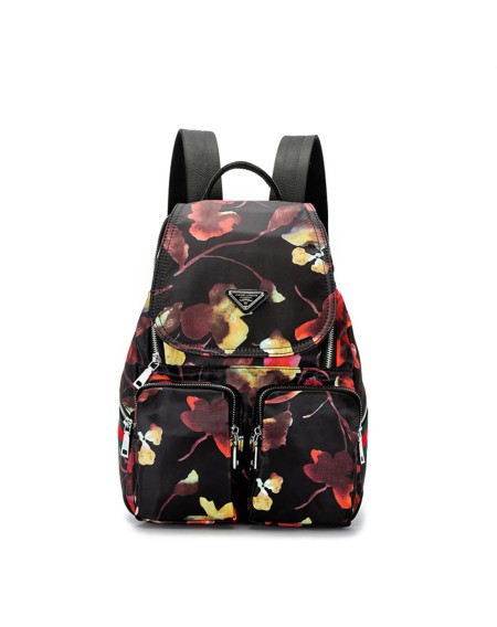 Backpackers female fashionista waterproof Oxford cloth camouflage backpack wear-resistant printed leisure travel bag