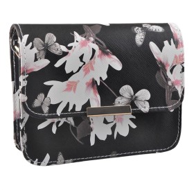 Women Floral Pattern leather Handbag Small Messenger Bag Clutch Shoulder Bags