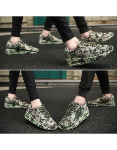 Fashion Camouflage Lovers Shoes Unisex Casual Shoes Breathable Sports Shoes