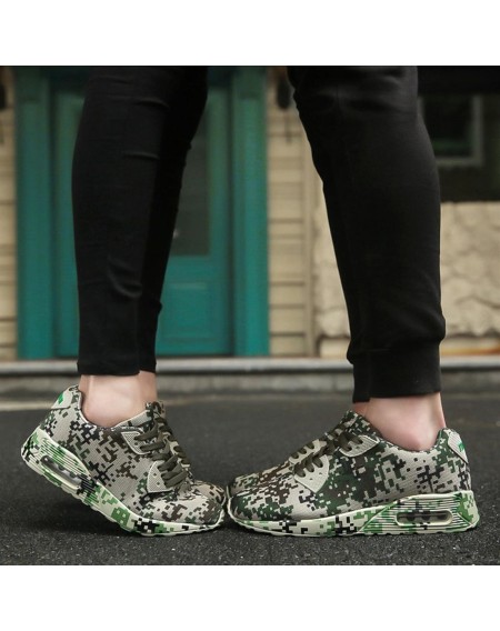 Fashion Camouflage Lovers Shoes Unisex Casual Shoes Breathable Sports Shoes