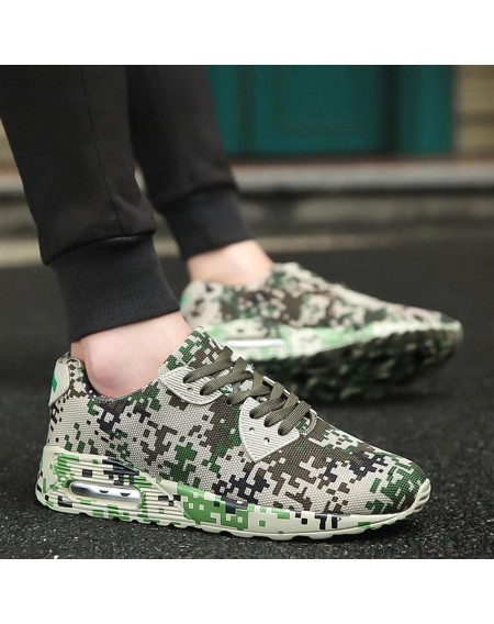 Fashion Camouflage Lovers Shoes Unisex Casual Shoes Breathable Sports Shoes