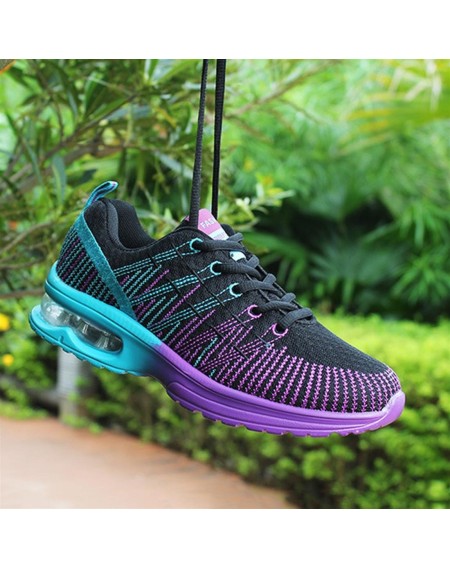 Sport Running Shoes Woman Breathable Comfortable Lace Up Outdoor Sneakers