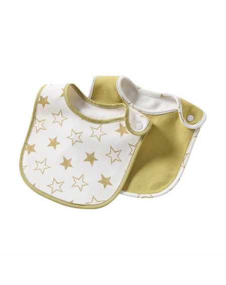 Baby drool towel 0-3 years old children bib star 2 pieces