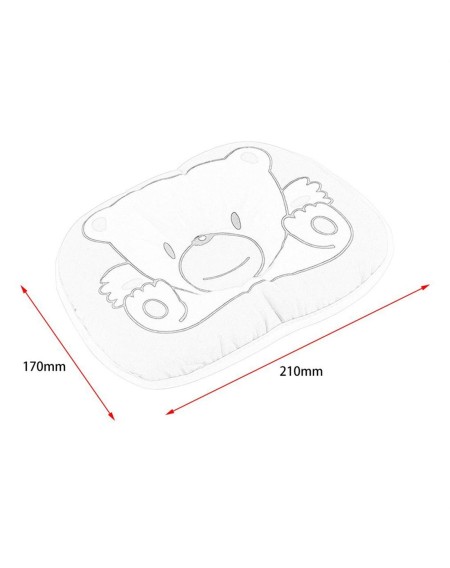 Bear Pattern Pillow Newborn Infant Baby Support Cushion Pad Prevent Flat Head