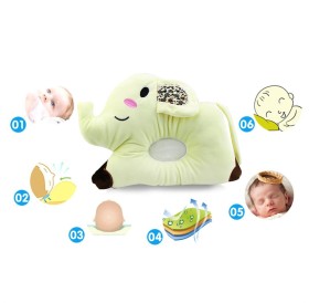 Elephant Newborn Baby Pillow Comfortable Baby Flat Head Sleeping Positioner