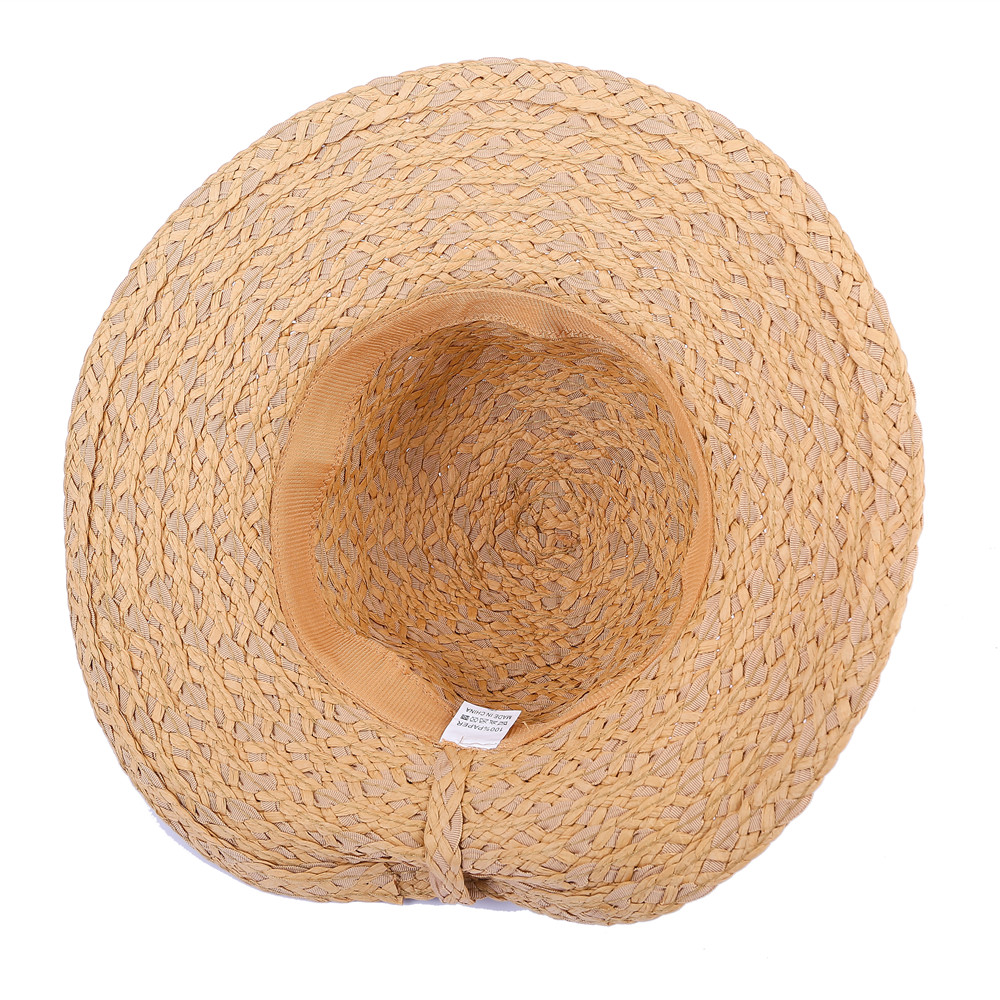 SALYBABY Summer Cute Straw Bow-Knot Sun Protection Hat