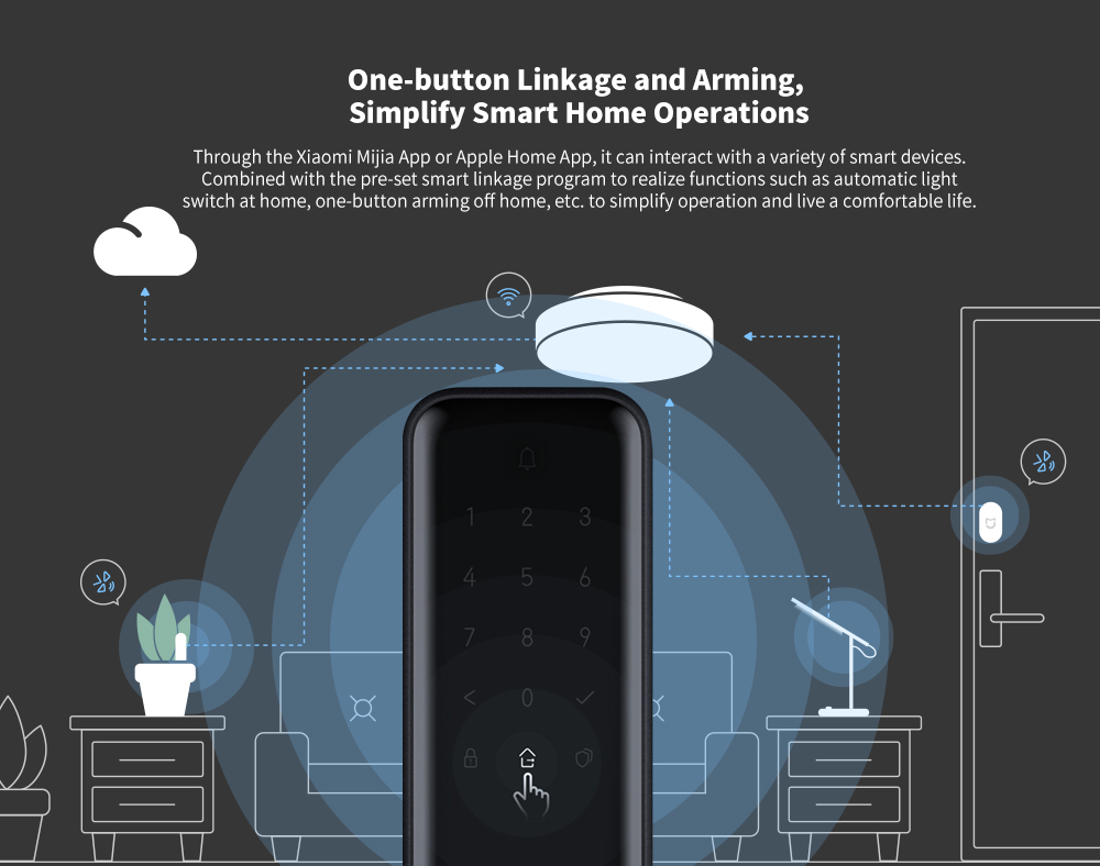 Aqara N200 Smart Door Lock - Black